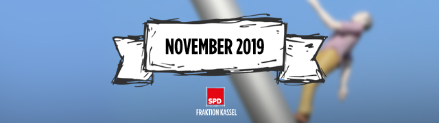 Header für "Aktuelle Anträge der SPD-Fraktion Kassel"; Stand: 11.2019