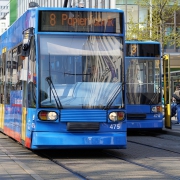 Straßenbahn in Oberer Königsstraße, Kassel