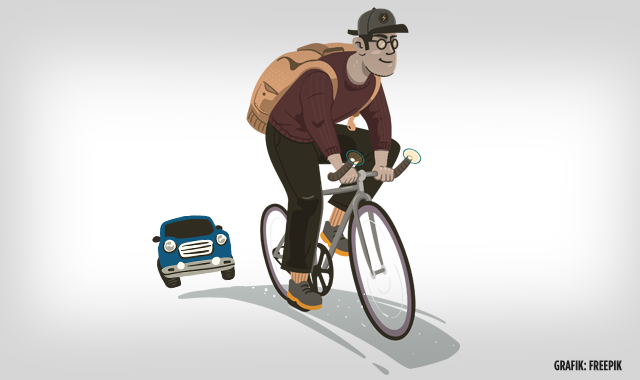 Fahrradfahrer (Grafik: Designed by Freepik)